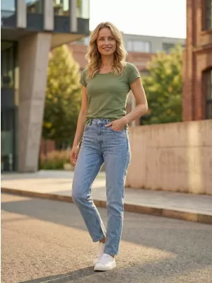 Tricou pentru femei ALTISPORT NP/ALW221 KAKI