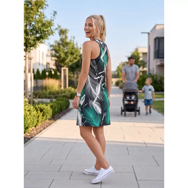 Rochie vestă funcțională premium pentru femei ALTISPORT VOJ/ALW001SAT01 NEGRU/TURCOAZ 