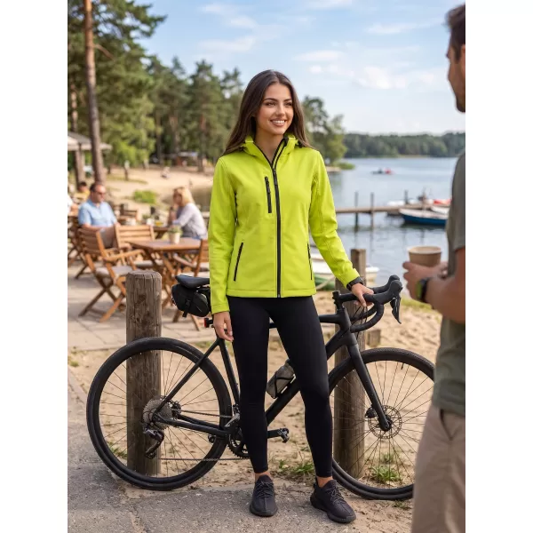  Jachetă softshell pentru femei ALTISPORT NP/ALW125 LĂMÂIE VERDE 
