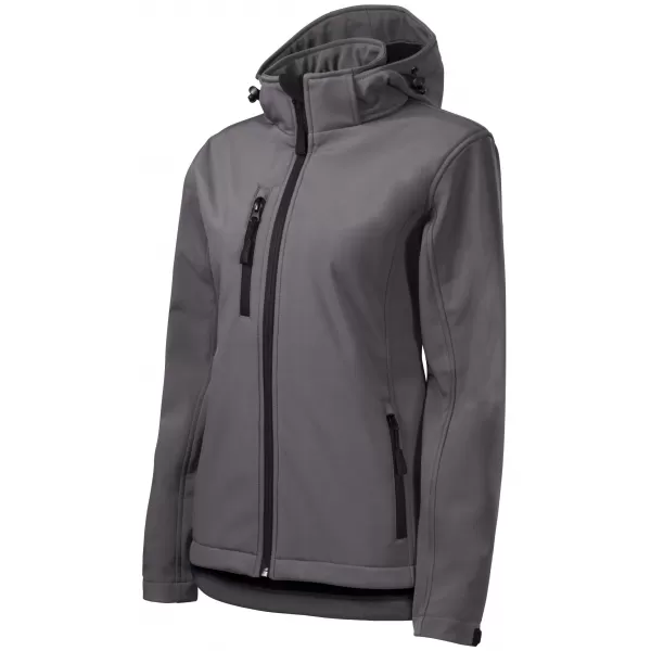  Jachetă softshell pentru femei ALTISPORT NP/ALW125 EVIDENȚIERI GRI ÎNCHIS 