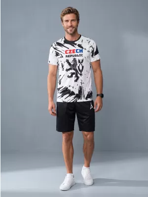 Tricou funcțional premium pentru bărbați ALTISPORT x CZE VOJ/ALM036TR01 ABSTRACTIZARE