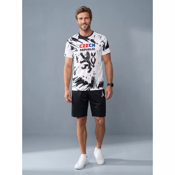  Tricou funcțional premium pentru bărbați ALTISPORT x CZE VOJ/ALM036TR01 ABSTRACTIZARE 
