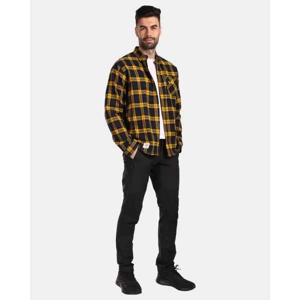  Cămașă pentru bărbați KILPI FLANNY-M VM0380KI CHIHLIMBAR 