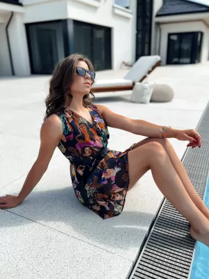 Rochie DSTREET ISABELLA EY2503 NEGRU
