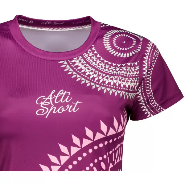  Tricou funcțional premium pentru femei ALTISPORT VOJ/ALW033TR01 FUCSIE 
