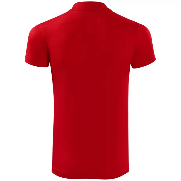 Tricou pentru bărbați cu guler ALTISPORT NoPrint NP/ALM712 ROȘU 