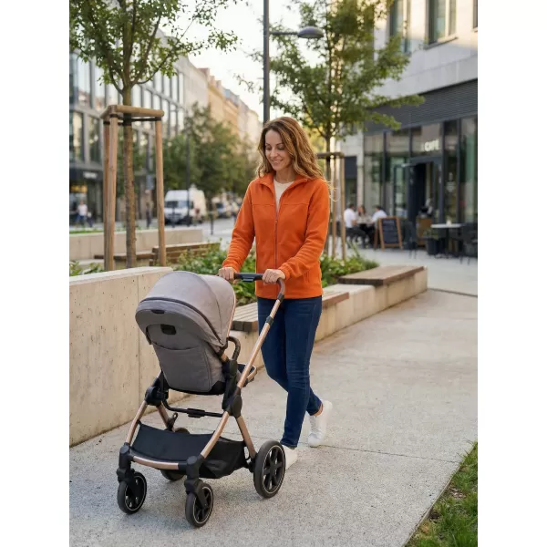  Hanorac de damă din fleece ALTISPORT NP/ALW405 PORTOCALE 