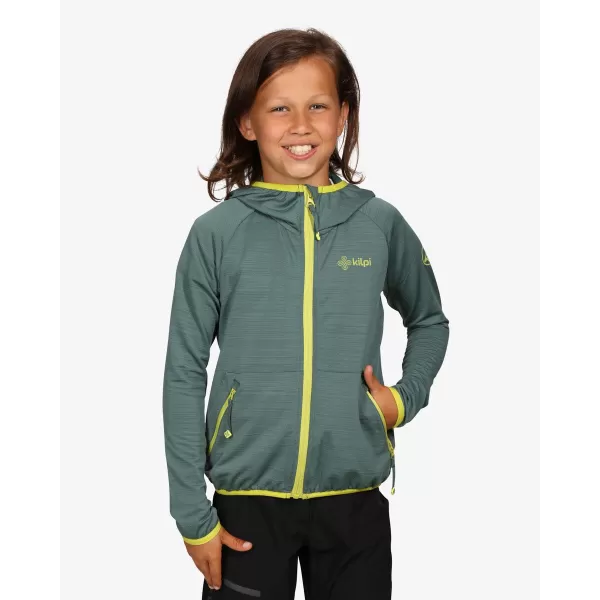  Hanorac fleece pentru băieți KILPI MEMPHIS-JB VJ0201KI KAKI 