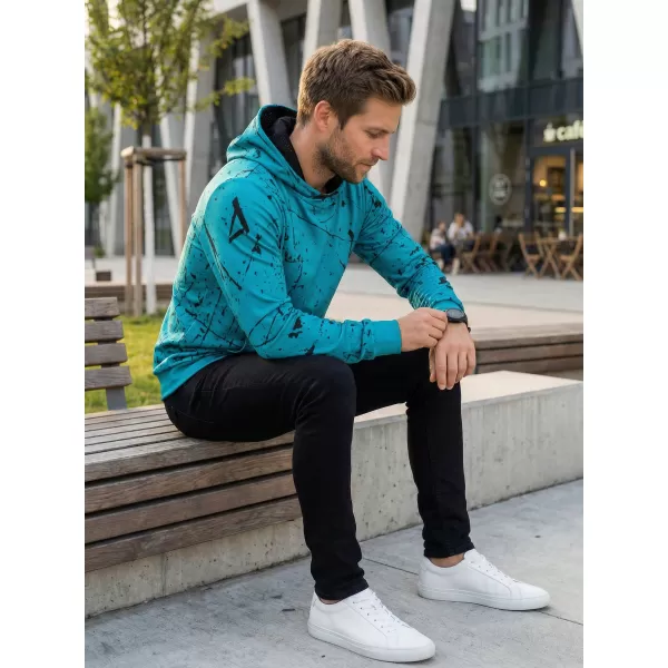  Hanorac funcțional premium pentru bărbați ALTISPORT VOJ/ALM034MI01 SMARALD 