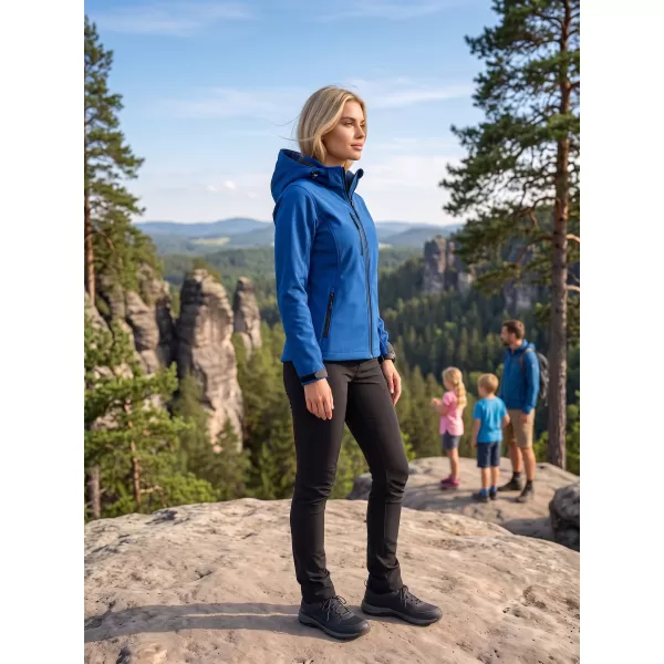  Jachetă softshell pentru femei ALTISPORT NP/ALW125 ALBASTRU REGAL 