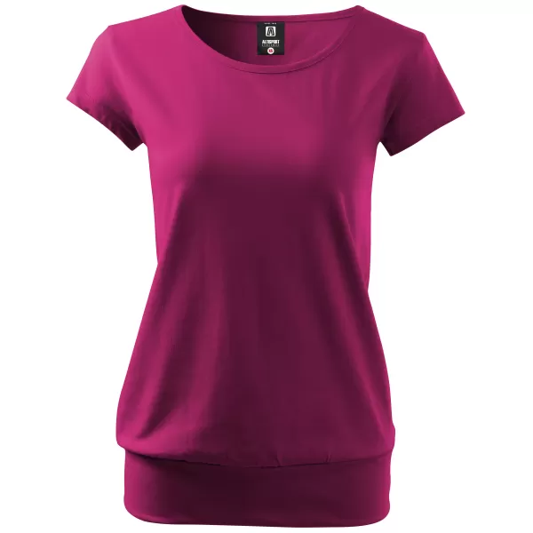  Tricou pentru femei ALTISPORT NP/ALW021 ROȘU FUCSIA 