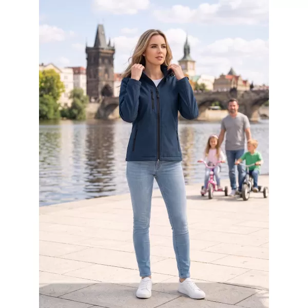  Jachetă softshell pentru femei ALTISPORT NP/ALW125 ALBASTRU MARIN 