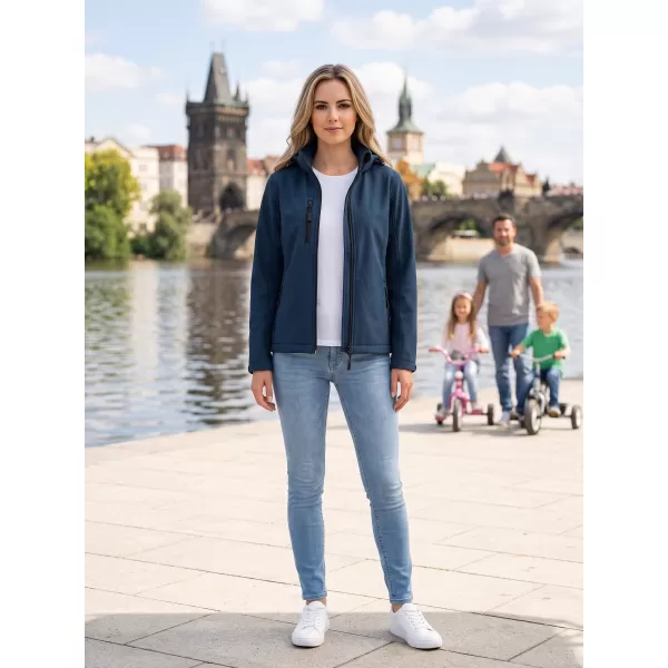  Jachetă softshell pentru femei ALTISPORT NP/ALW125 ALBASTRU MARIN 