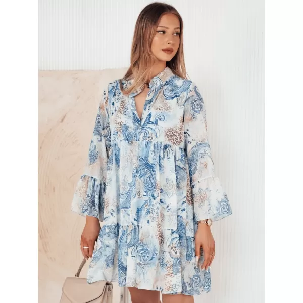  Rochie DSTREET PRINSA EY2477 ALBASTRU DESCHIS 