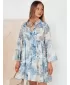 Rochie DSTREET PRINSA EY2477 ALBASTRU DESCHIS