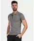 Tricou pentru bărbați cu guler KILPI GIVRY-M VM0304KI NEGRU