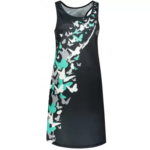  Rochie vestă funcțională premium pentru femei ALTISPORT VOJ/ALW022SAT01 NEGRU/TURCOAZ 