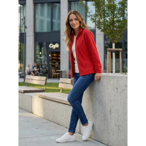  Hanorac de damă din fleece ALTISPORT NP/ALW405 ROȘU 