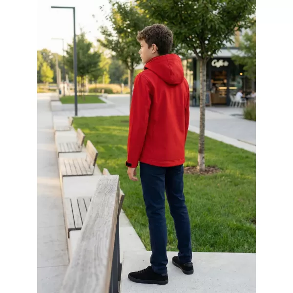  Jachetă softshell pentru copii ALTISPORT NP/ALK535 ROȘU 