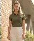 Tricou de damă cu guler ALTISPORT NP/ALW012 MILITAR