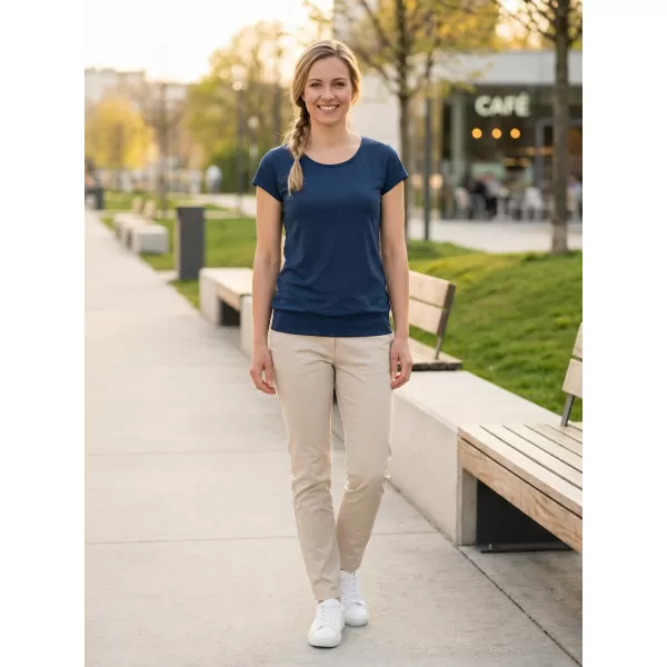  Tricou pentru femei ALTISPORT NP/ALW021 ALBASTRU MIEZUL NOPȚII 