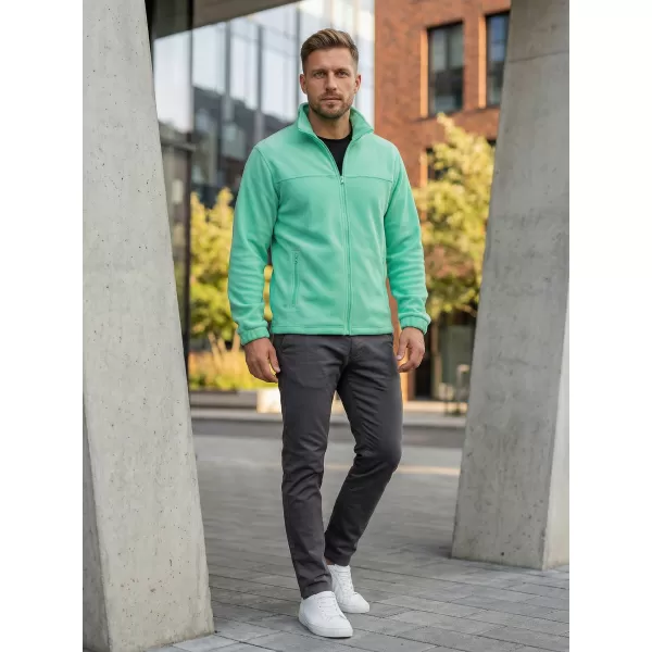  Hanorac pentru bărbați din fleece ALTISPORT NP/ALM105 MENTĂ 