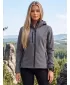 Jachetă softshell pentru femei ALTISPORT NP/ALW125 EVIDENȚIERI GRI ÎNCHIS