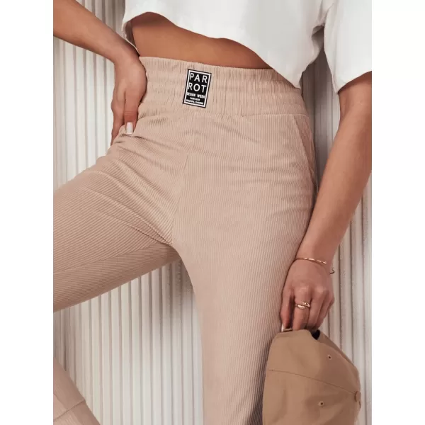  Pantalonii pentru doamne DSTREET LORIST UY2055 BEJ 