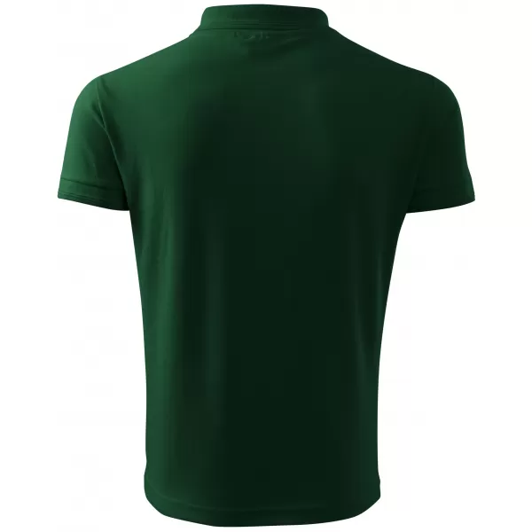  Tricou pentru bărbați cu guler ALTISPORT NP/ALM302 VERDE INCHIS 