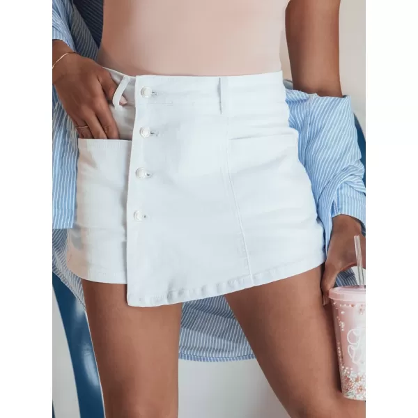  Pantaloni scurţi DSTREET SUMERLUXE SY0338 ALB 