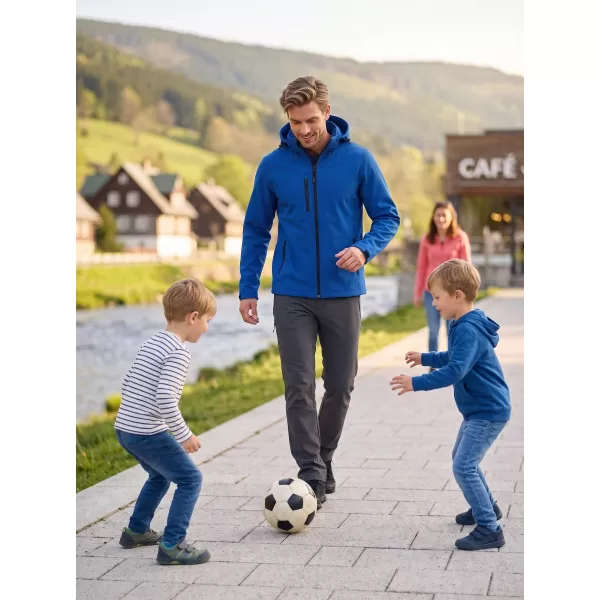 Jachetă softshell pentru bărbați ALTISPORT NP/ALM225 ALBASTRU REGAL 