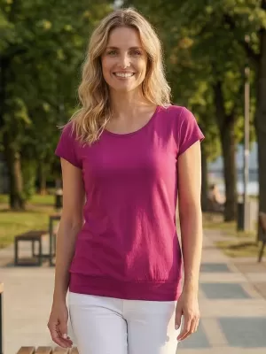 Tricou pentru femei ALTISPORT NP/ALW021 ROȘU FUCSIA