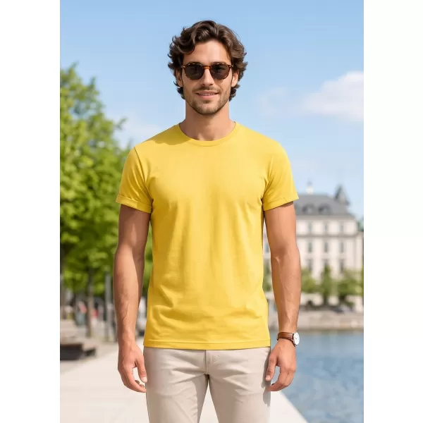  Tricou pentru bărbați ALTISPORT NoPrint NP/ALM361 EVIDENȚIERE GALBENĂ 