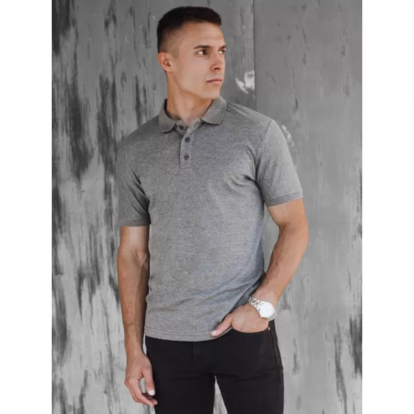  Mens t -thirt cu guler DSTREET PX0602 GRI ÎNCHIS 