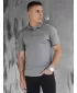 Mens t -thirt cu guler DSTREET PX0602 GRI ÎNCHIS