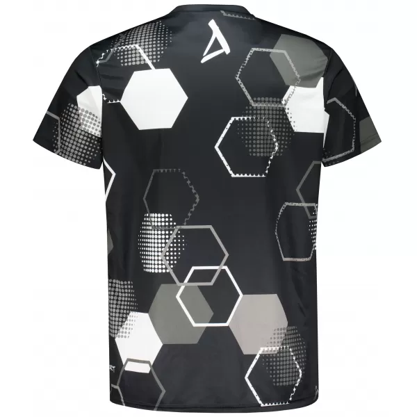  Tricou funcțional premium pentru bărbați ALTISPORT VOJ/ALM037TR01 ALB-NEGRU 