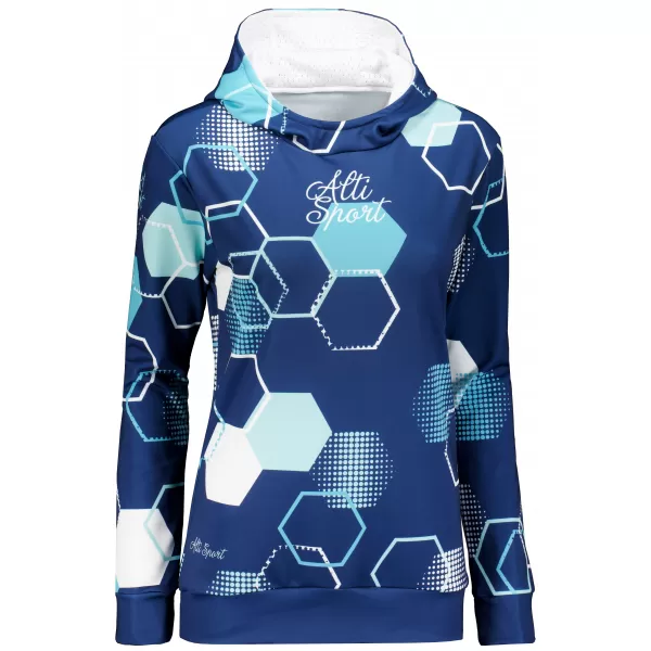 Hanorac funcțional premium pentru femei ALTISPORT VOJ/ALW037MI01 ALBASTRU MARIN 