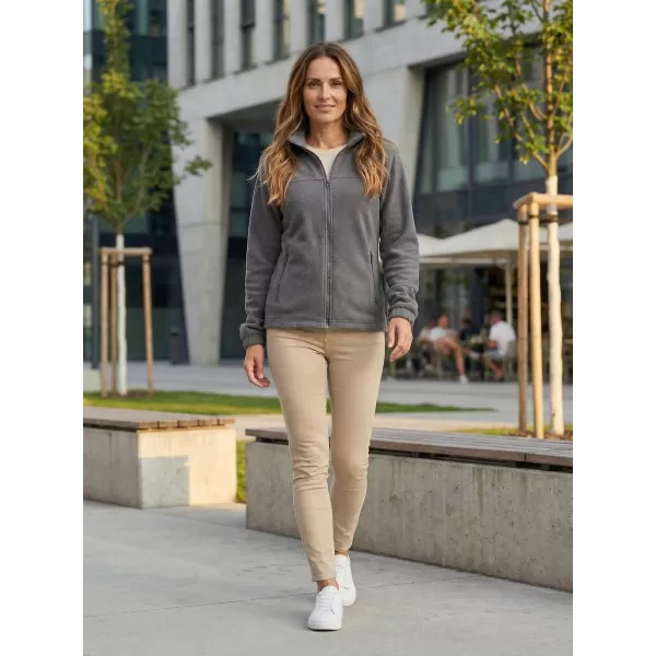  Hanorac de damă din fleece ALTISPORT NP/ALW405 GRI OȚEL 