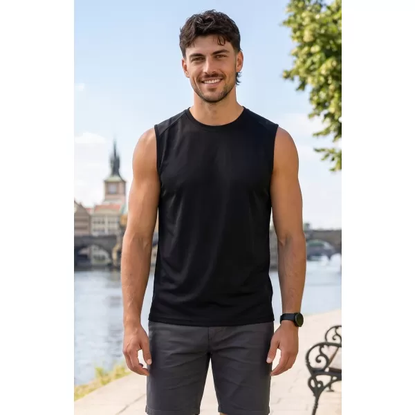  Maieu funcțional pentru bărbați ALTISPORT NoPrint NP/ALM028 NEGRU 
