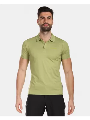 Tricou pentru bărbați cu guler KILPI OLIVA-M VM0326KI VERDE