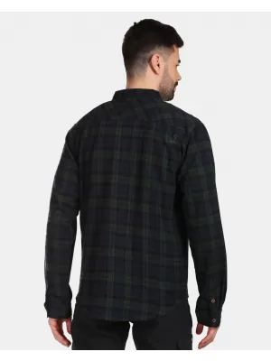 Cămașă pentru bărbați KILPI FLANNY-M VM0380KI VERDE ÎNCHIS