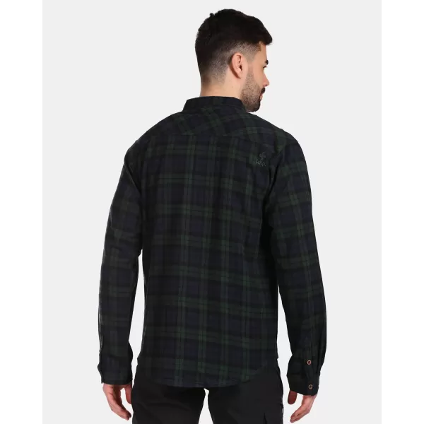  Cămașă pentru bărbați KILPI FLANNY-M VM0380KI VERDE ÎNCHIS 