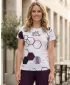 Tricou funcțional premium pentru femei ALTISPORT VOJ/ALW037TR01 ALB