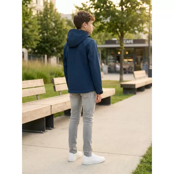  Jachetă softshell pentru copii ALTISPORT NP/ALK535 ALBASTRU MARIN 