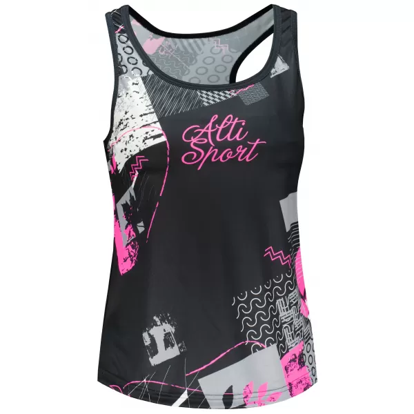  Maieu premium funcțional pentru femei ALTISPORT VOJ/ALW009TIL01 NEGRU/ROZ DESCHIS 