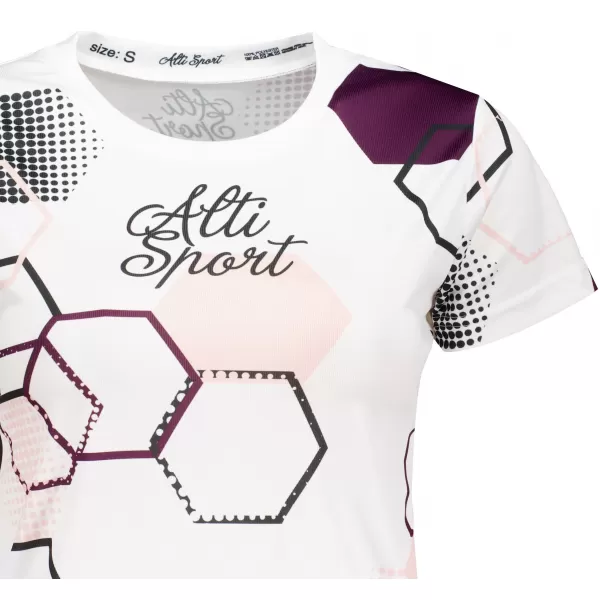  Tricou funcțional premium pentru femei ALTISPORT VOJ/ALW037TR01 ALB 