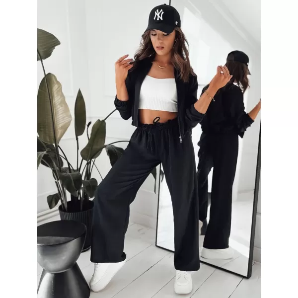  Pantalonii pentru doamne DSTREET MADDIE UY1836 NEGRU 