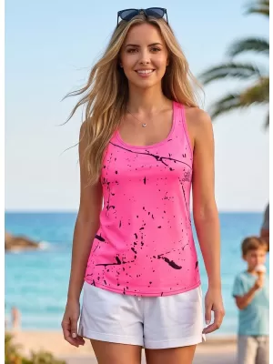 Maieu premium funcțional pentru femei ALTISPORT VOJ/ALW034TIL01 ROZ NEON