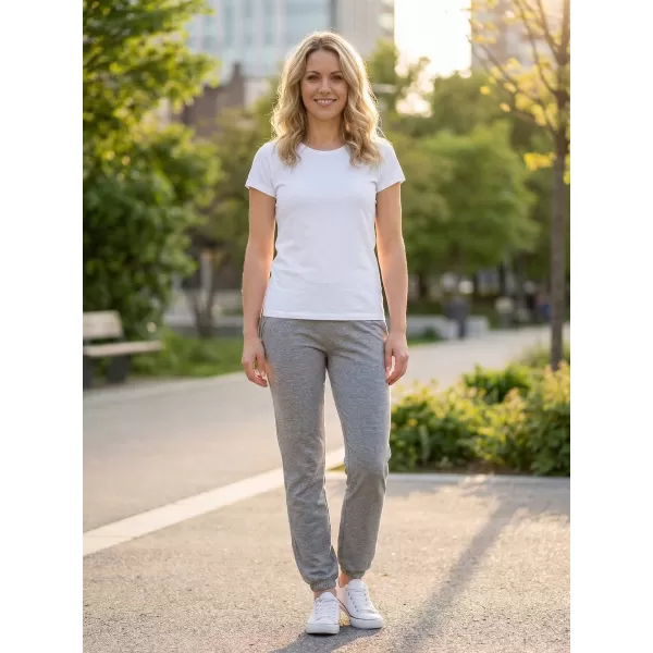  Pantaloni de trening pentru femei ALTISPORT NP/ALW306 EVIDENȚIERI GRI ÎNCHIS 