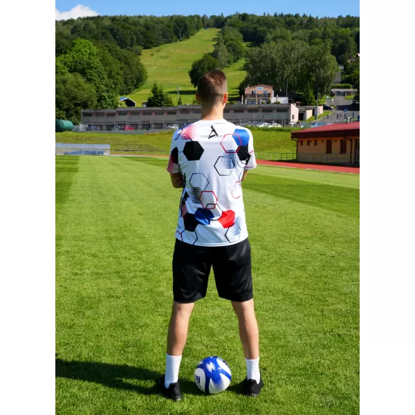  Tricou funcțional premium pentru bărbați ALTISPORT x CZE VOJ/ALM036TR01 HEXA ALB 
